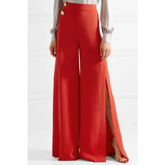 Alice + Olivia Pants - ALICE + OLIVIA Florinda Crepe Wide-Leg Pants sz 2